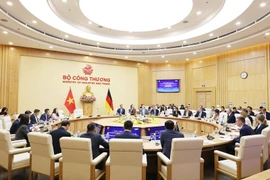 La tercera reunión de la Comisión mixta Vietnam – Alemania en Hanoi. (Foto: VNA)