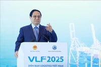 El primer ministro de Vietnam, Pham Minh Chinh, habla en el evento. (Foto: VNA)