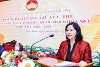 Bui Thi Minh Hoai, presidenta del Frente de la Patria de Vietnam. Foto: chinhphu.vn