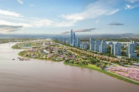 El proyecto Bulevar panorámico del Río Rojo. (Foto: VNA)