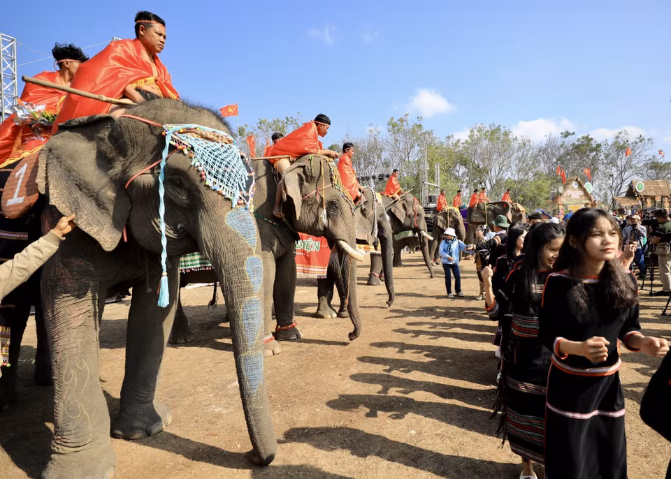 El Festival del Café de Buon Ma Thuot atrae anualmente a turistas nacionales e internacionales. Foto: VNA