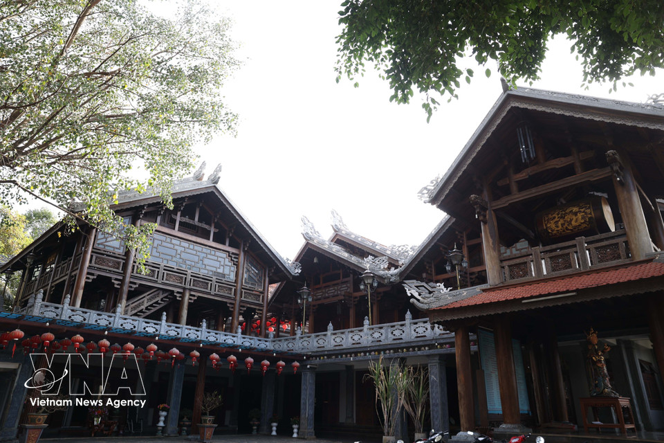 Vista panorámica del conjunto arquitectónico de la Pagoda Sac tu Khai Doan. (Foto: VNA)