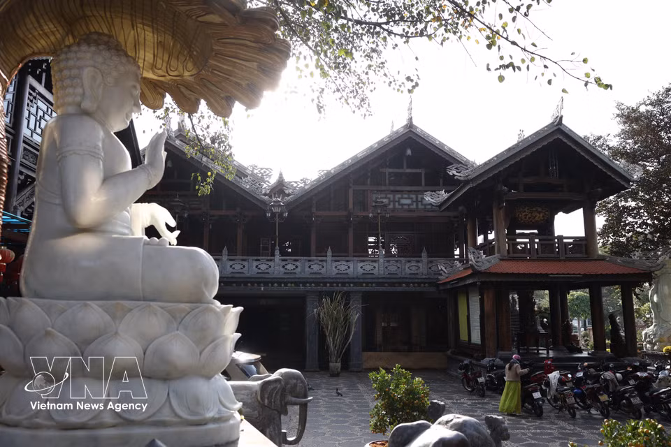 La Pagoda Sac tu Khai Doan se convirtió en el último templo en Vietnam en recibir el título honorífico “Sac tu”, otorgado por la dinastía Nguyen. (Foto: VNA)