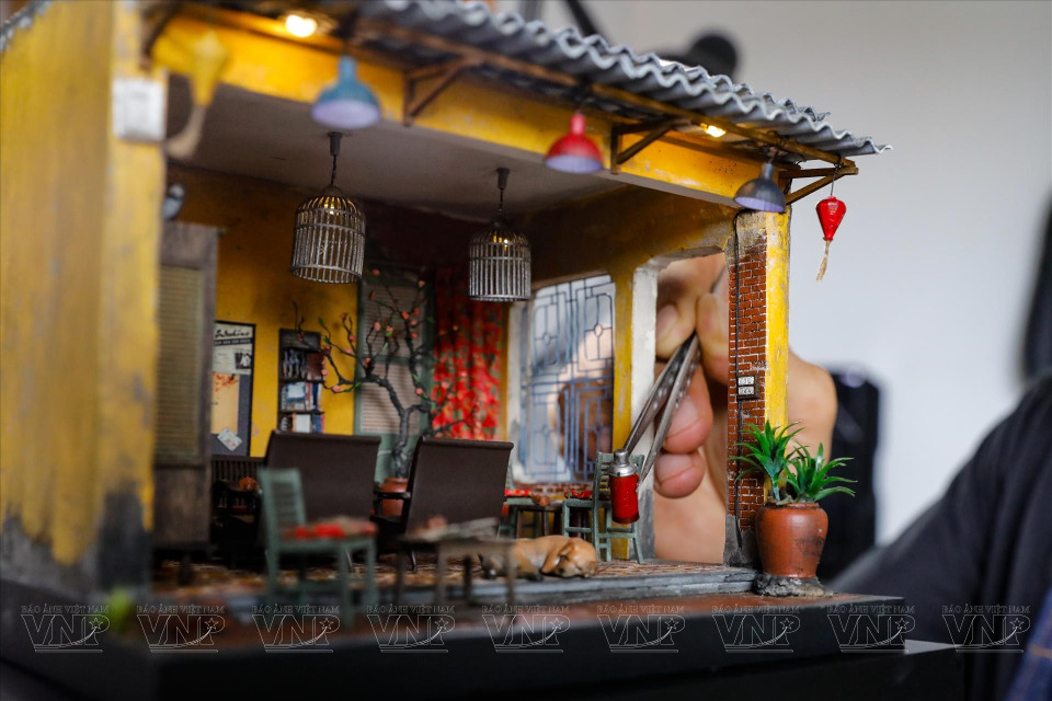 Modelo de una vivienda en el casco antiguo de Hanoi. (Foto: VNA)