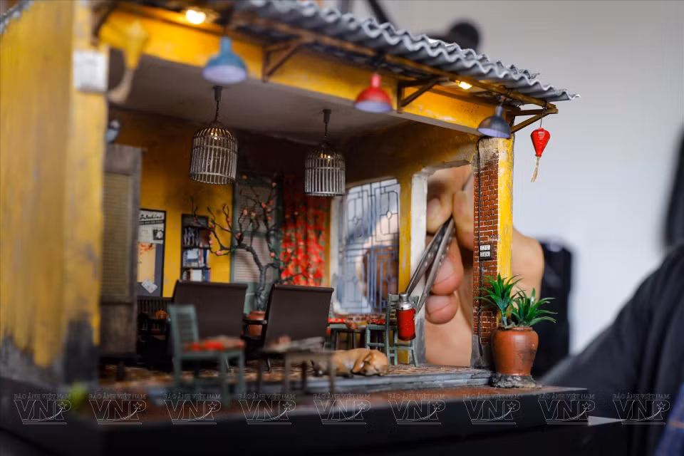 Modelo de una vivienda en el casco antiguo de Hanoi. (Foto: VNA)