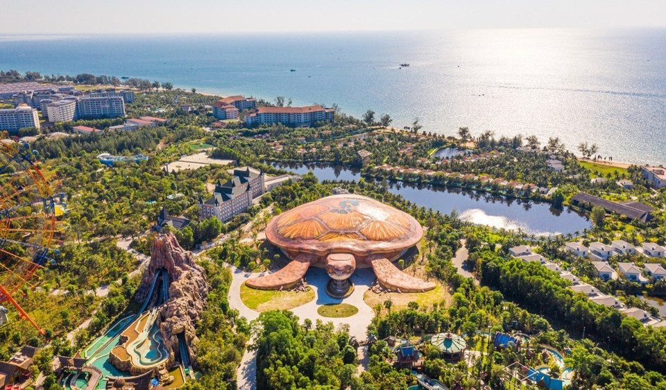 El complejo turístico y el acuario Phu Quoc, provincia de Kien Giang. (Foto: VNA)