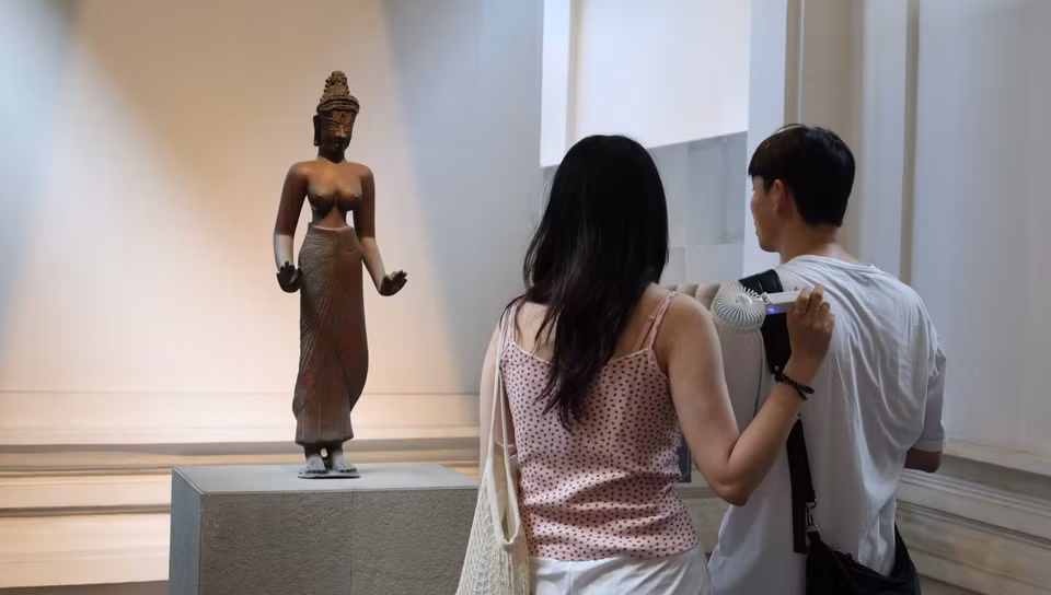 La versión del Bodhisattva Tara, uno de los 12 tesoros nacionales de Vietnam. Foto: VNA