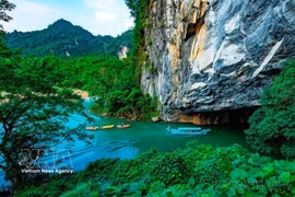 Belleza del Parque Nacional Phong Nha-Ke Bang. (Fuente: VNA)