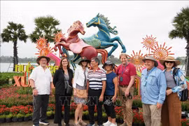 Turistas en Vietnam. (Fuente: VNA)