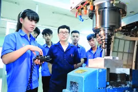 En el colegio de Ly Tu Trong. (Fuente: sggp.org.vn)