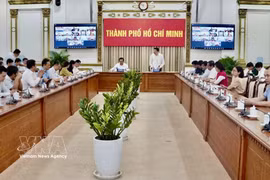 Autoridades de Ciudad Ho Chi Minh se reunieron el 28 de febrero de 2026 para prepararse para la Delegación de Inspección de la Comisión Europea. (Fuente: VNA)