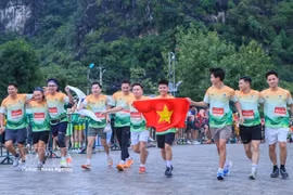 En el Maraton Trang An 2025. (Fuente: VNA)