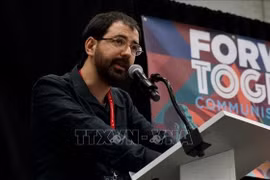 Assaf Talgam, historiador y periodista de Zo HaDerekh, el periódico oficial del Partido Comunista de Israel. (Fuente: VNA)