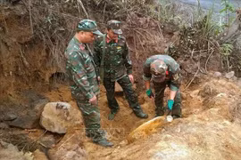 Detonan con éxito bomba remanente de la guerra en provincia de Quang Tri. (Fuente: VNA)