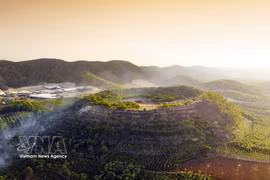 Volcán Bang Mo, municipio de Ea T'ling, distrito de Cu Jut, provincia de Dak Nong. (Fuente: VNA)