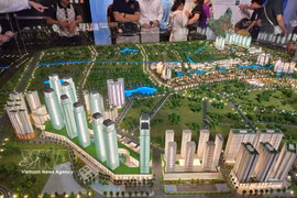 Paisaje a lo largo del bulevar Thang Long. (Fuente: VNA)