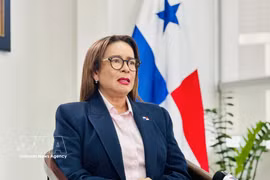 La embajadora de Panamá en Vietnam, Nubiela Ayala Modes. (Fuente: VNA)