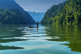 El lago de Ba Be. (Fuente: Internet)