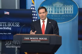 El secretario de Estado de EE. UU., Marco Rubio. (Fuente: Xinhua/VNA)