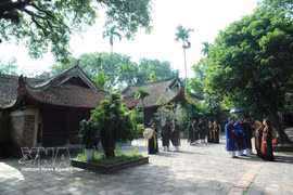 La pagoda de Vinh Nghiem, en la provincia de Bac Ninh. (Fuente: VNA)