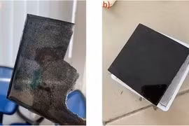 a) Los nanotubos de carbono sin modificar se aglomeran en la resina epoxi. b) Los nanotubos de carbono modificados se dispersan uniformemente en la resina epoxi. (Fuente: Academia de Ciencia y Tecnología de Vietnam)