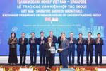 Vietnam Airlines coopera con la Compañía de ingeniería aeroespacial ST (SATS) en la terminal de carga del aeropuerto de Long Thanh. (Fuente: VNA)
