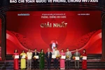 Los galardonados con el Primer Premio. (Foto: Vietnam+)