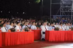 El secretario general del Partido Comunista, To Lam, el presidente Luong Cuong, el primer ministro Pham Minh Chinh, el presidente de la Asamblea Nacional, Tran Thanh Man, y otros líderes del Partido y del Estado asisten al evento. (Foto: VNA)