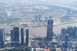 La península de Thu Thiem, una zona considerada el núcleo del centro financiero internacional de Vietnam. (Fuente: VNA)
