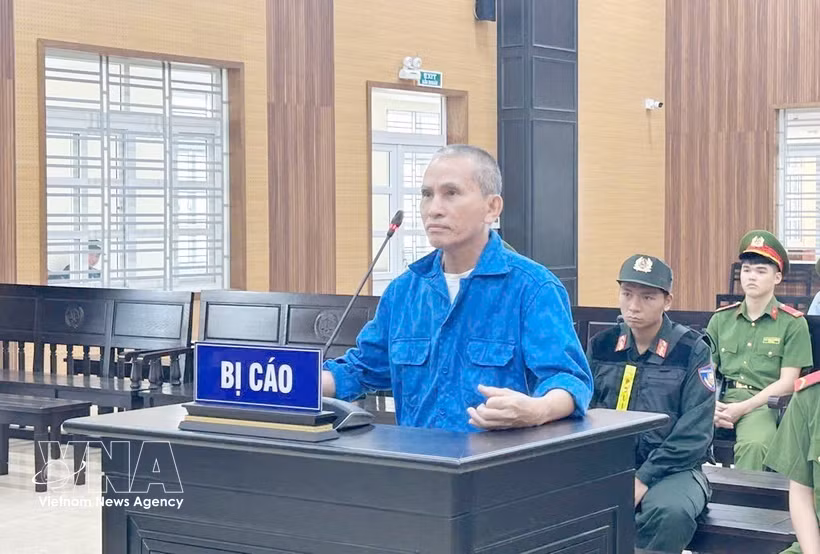 Huynh Ngoc Tuan en el juicio (Foto: VNA)