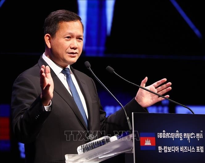 El primer ministro de Camboya, Hun Manet (Fuente: Yonhap)