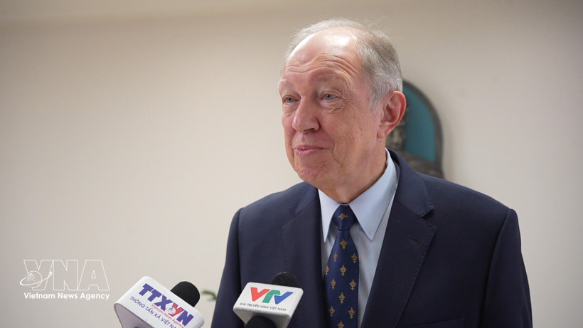 Andrey Tatarinov, exembajador de Rusia en Vietnam y presidente del jurado (Foto: VNA)