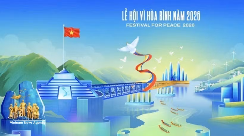 Identidad visual para el Festival por la Paz 2026 en la provincia de Quang Tri (Foto: VNA)