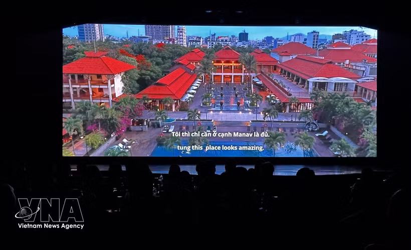 Los hermosos paisajes de la ciudad de Da Nang aparecen en la película "Love in Vietnam". (Foto: VNA)