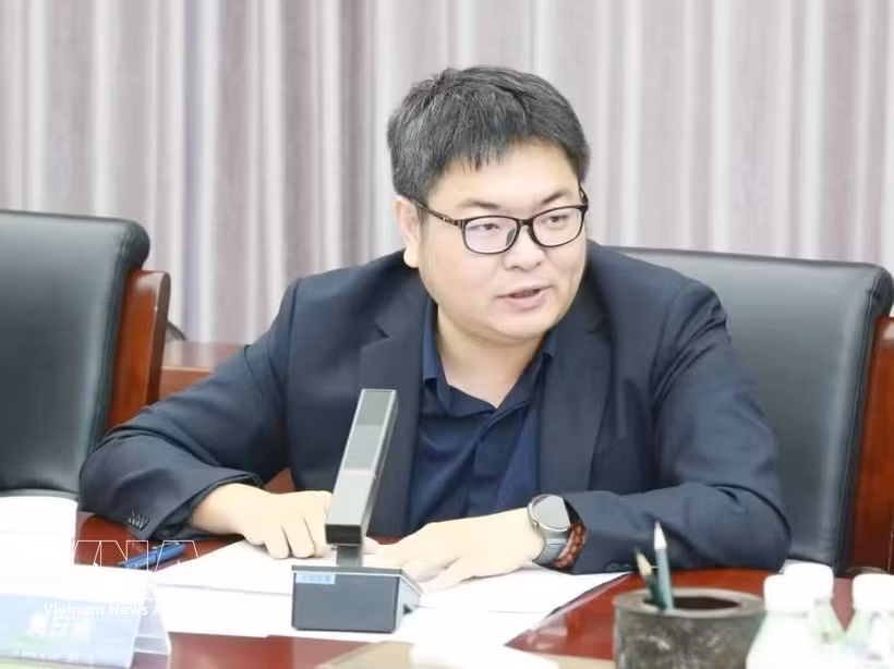 Huang Rihan, director del Instituto de Investigación de la Ruta Marítima de la Seda de la Universidad de Huaqiao, en la provincia china de Fujian. (Foto: VNA)
