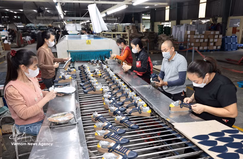 El cuero y el calzado son una de las principales industrias de exportación de Vietnam. (Foto: VNA)