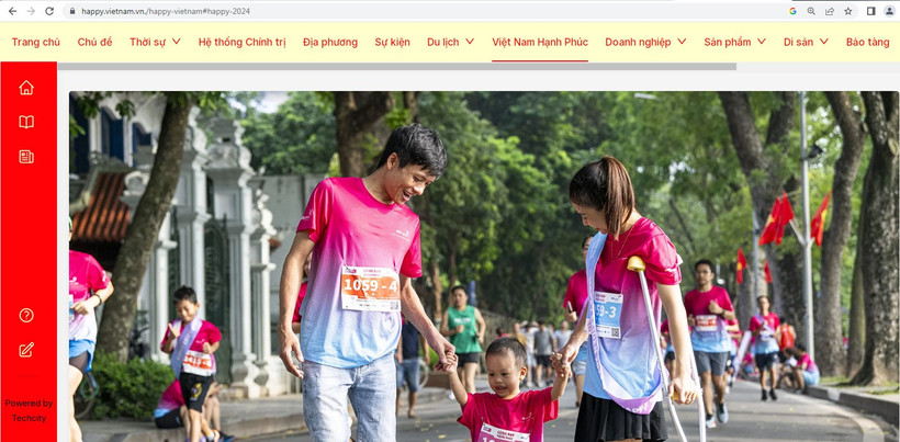 El concurso se realiza en línea a través de la plataforma digital happy.vietnam.vn. (Foto: Captura de pantalla)