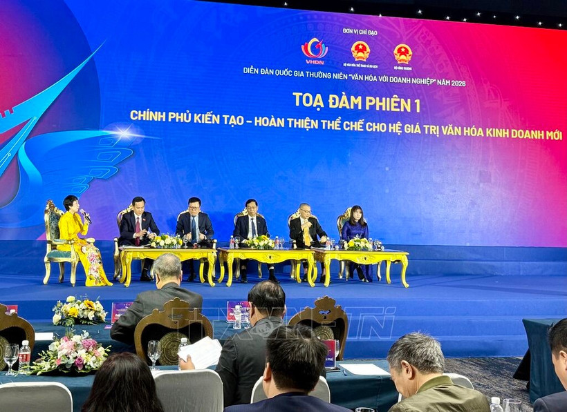 Panorama del Foro Nacional "Cultura y Empresa 2026" (Foto: VNA)