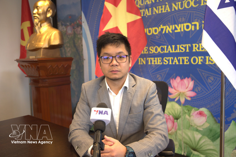 El encargado de negocios de la Embajada de Vietnam en Israel, Nghiem Xuan Dang. (Foto: VNA)