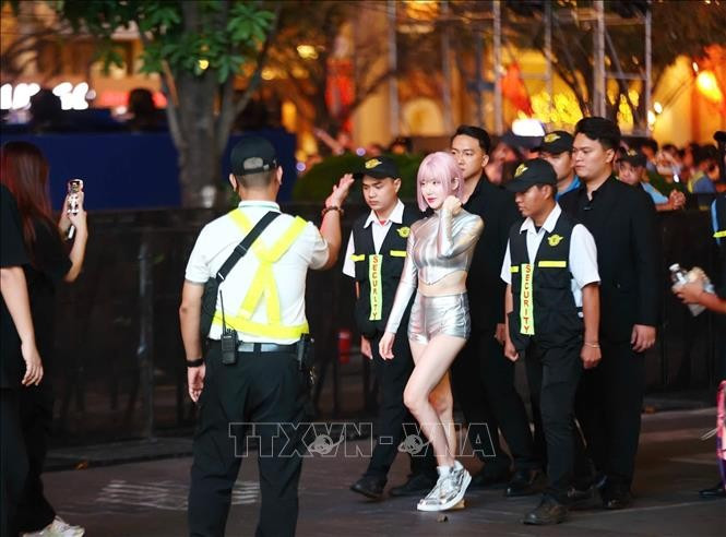 El ambiente de celebración del Año Nuevo 2026 en Ciudad Ho Chi Minh (Foto: VNA)