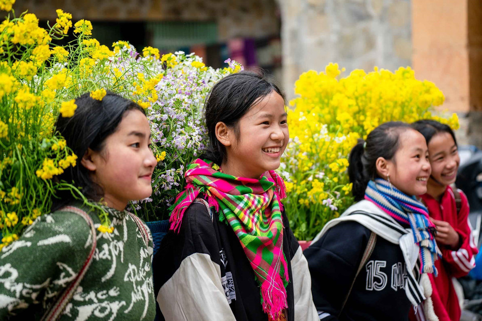 La belleza de su gente combinada con el paisaje es también un gran atractivo para los visitantes. (Foto: VNA)