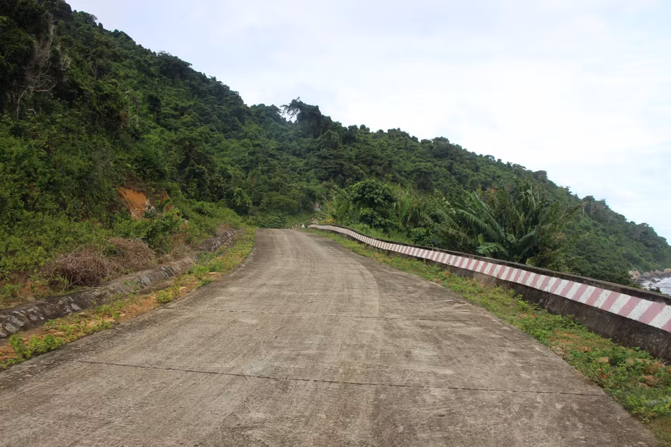 Hon Khoai cuenta con un sistema de carreteras de unos 14 km de longitud, que sirve eficazmente para las patrullas, el control y la protección forestal en la isla.(Foto: VNA)