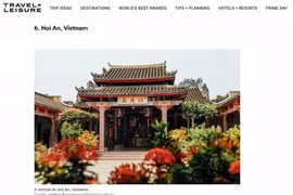 Hoi An, la única ciudad de Vietnam incluida entre las mejores del mundo en 2025. (Captura de pantalla) 