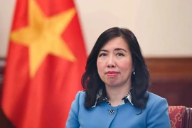 La viceministra de Relaciones Exteriores Le Thi Thu Hang. (Fuente: VNA)