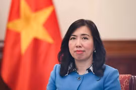 La viceministra de Relaciones Exteriores Le Thi Thu Hang. (Fuente: VNA)
