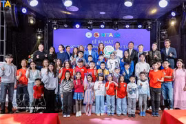 Los estudiantes del Centro de Formación de Talentos. (Foto: VNA)
