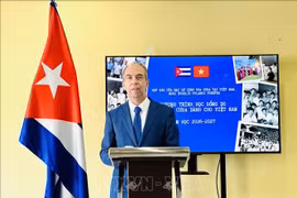 El embajador de Cuba en Vietnam, Rogelio Polanco Fuentes. (Foto: VNA)