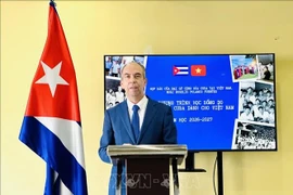 El embajador de Cuba en Vietnam, Rogelio Polanco Fuentes. (Foto: VNA)