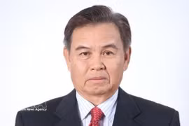 Xaysomphone Phomvihane, miembro del Buró Político del Comité Central del Partido Popular Revolucionario y presidente de la Asamblea Nacional de Laos. Foto: VNA