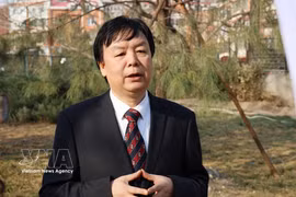 El profesor Mi Liang, director del Centro de Estudios del Sudeste Asiático de la Universidad de Estudios Extranjeros de Beijing. Foto: VNA